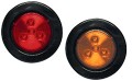 CLRNC/MRKR LIGHT, SEALED 2.5" REFLEX RED