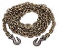 20' X 3/8" CHAIN WITH GRAB HOOKS, GRADE 70