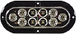 LED, CLEAR, 6" OVAL, SURFACE MOUNT, BACK UP LIGHT