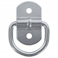 1/4" D-RING, ZINC PLATED