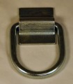 3/8" D-RING, WELD-ON HOLDER, ZINC PLATED