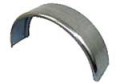 9" X 32" FENDER, 15.25" TALL, 1" RADIUS, 16 GA STEEL, WITH BACK
