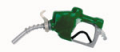 1" GREEN AUTOMATIC NOZZLE WITH HOOK
