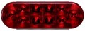6" Oval, Red LED, 10 Diode