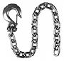 SAFETY CHAIN, 3/8" WITH CLEVIS SLIP HOOK